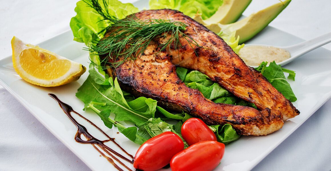 Garlic Roasted Salmon