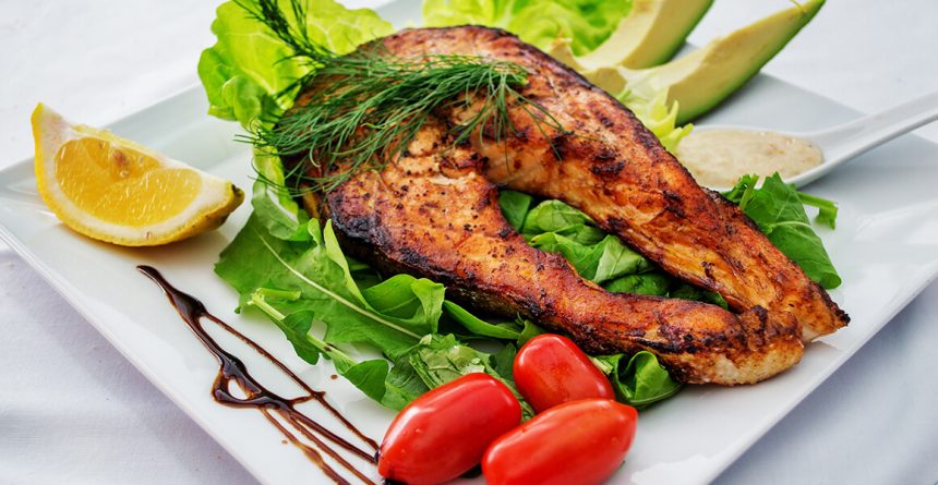 Garlic Roasted Salmon